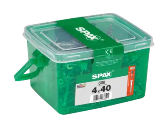 SPAX Universalschraube WIROX, 4x40 mm, 500 Stück, 4191010400409